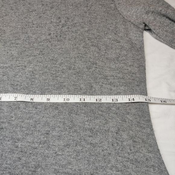 Vince Mock Neck Long Sleeve Knit Sweater Dress Large Minimalist Quiet Luxury - Picture 10 of 12